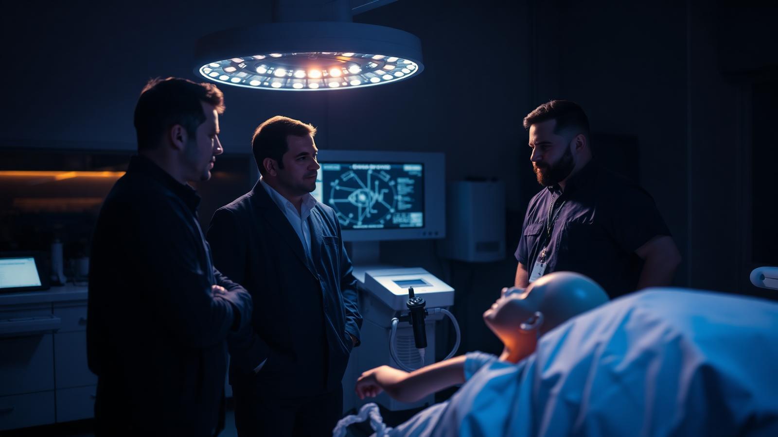 Especialistas de PRANATEC revisando equipo de simulación clínica